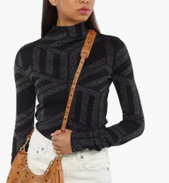Aren Buckle Shoulder Strap In Visetos