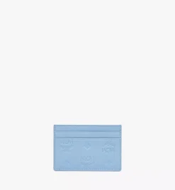 Aren Card Case In Embossed Monogram Leather