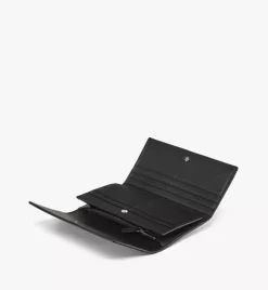 Aren Continental Wallet In Embossed Monogram Leather