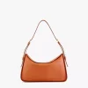 Aren Flap Hobo In Embossed Monogram Leather