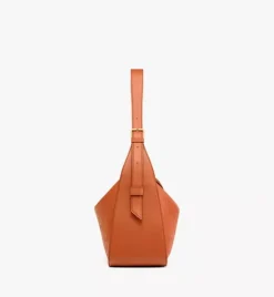 Aren Flap Hobo In Embossed Monogram Leather