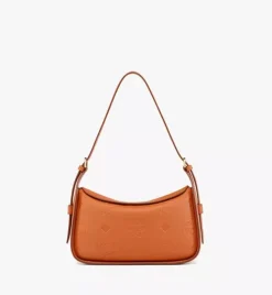 Aren Flap Hobo In Embossed Monogram Leather