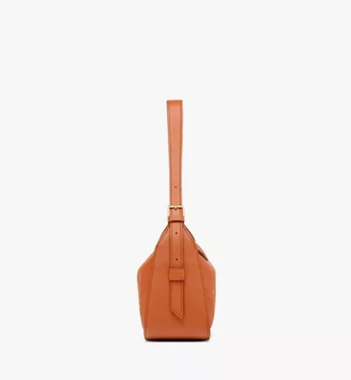 Aren Flap Hobo In Embossed Monogram Leather