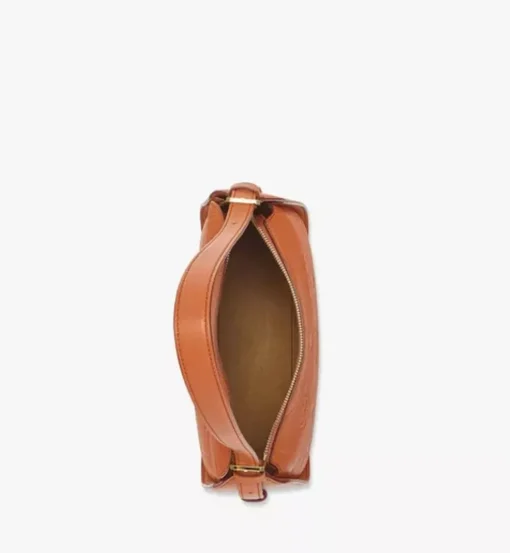 Aren Flap Hobo In Embossed Monogram Leather
