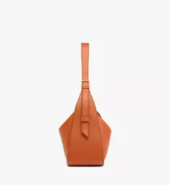 Aren Flap Hobo In Embossed Monogram Leather