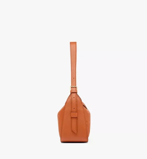 Aren Flap Hobo In Embossed Monogram Leather