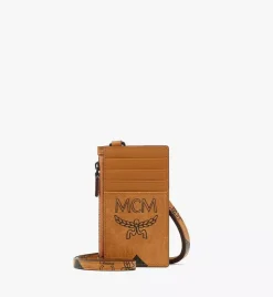 Aren Lanyard Card Case In Maxi Visetos