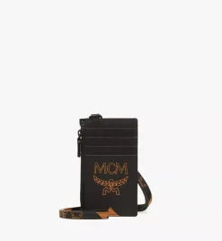 Aren Lanyard Card Case In Maxi Visetos