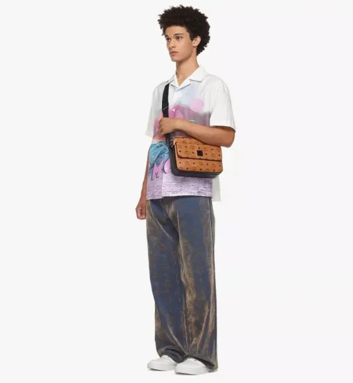 Aren Messenger Bag In Visetos
