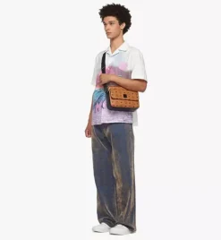 Aren Messenger Bag In Visetos