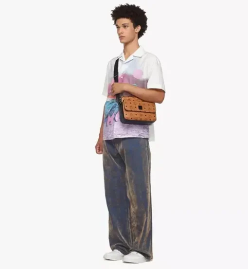 Aren Messenger Bag In Visetos
