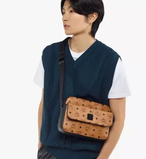 Aren Messenger Bag In Visetos