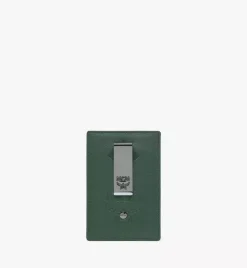 Aren Money Clip Card Case In Maxi Monogram Leather