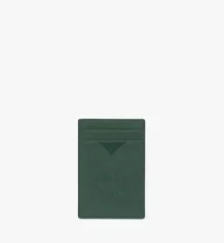 Aren Money Clip Card Case In Maxi Monogram Leather