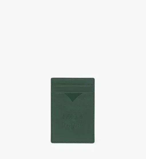 Aren Money Clip Card Case In Maxi Monogram Leather