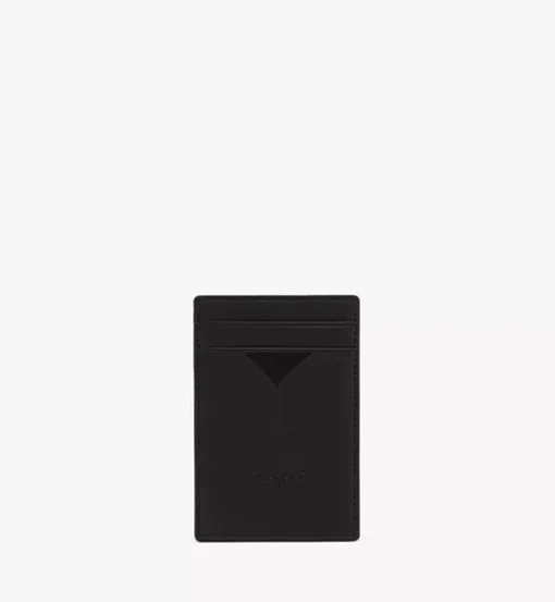 Aren Money Clip Card Case In Maxi Monogram Leather