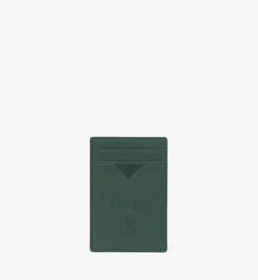Aren Money Clip Card Case In Maxi Monogram Leather