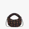 Aren Quilted Hobo In Maxi Monogram Nylon