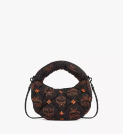 Aren Quilted Hobo In Maxi Monogram Nylon