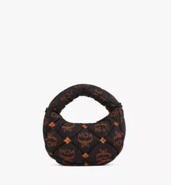 Aren Quilted Hobo In Maxi Monogram Nylon