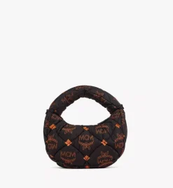 Aren Quilted Hobo In Maxi Monogram Nylon