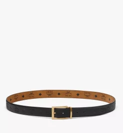 Aren Reversible Belt 1.3" In Embossed Monogram Leather