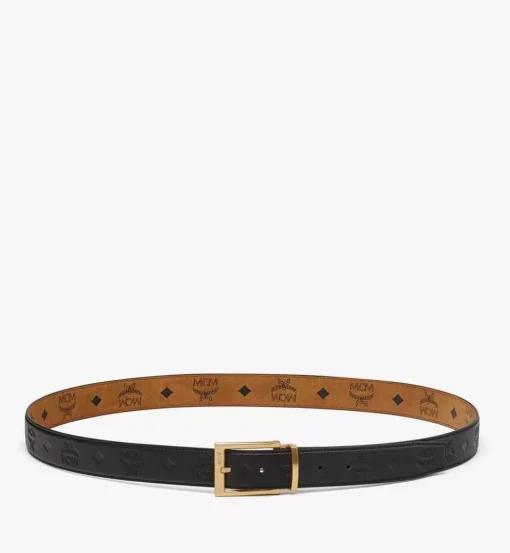 Aren Reversible Belt 1.3" In Embossed Monogram Leather