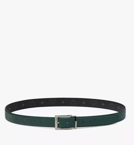 Aren Reversible Belt 1.3" In Embossed Monogram Leather