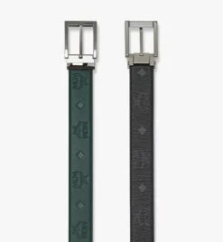 Aren Reversible Belt 1.3" In Embossed Monogram Leather