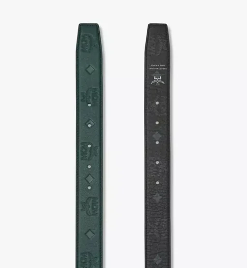 Aren Reversible Belt 1.3" In Embossed Monogram Leather