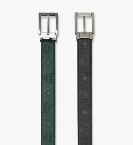 Aren Reversible Belt 1.3" In Embossed Monogram Leather