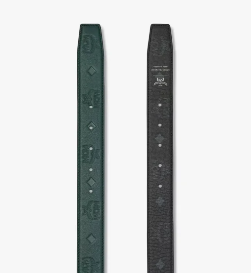 Aren Reversible Belt 1.3" In Embossed Monogram Leather