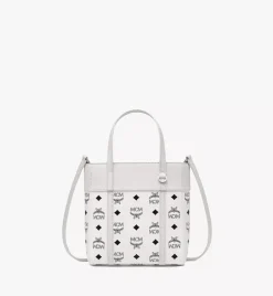Aren Top-Zip Shopper In Visetos Leather Mix
