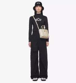Aren Top-Zip Shopper In Visetos