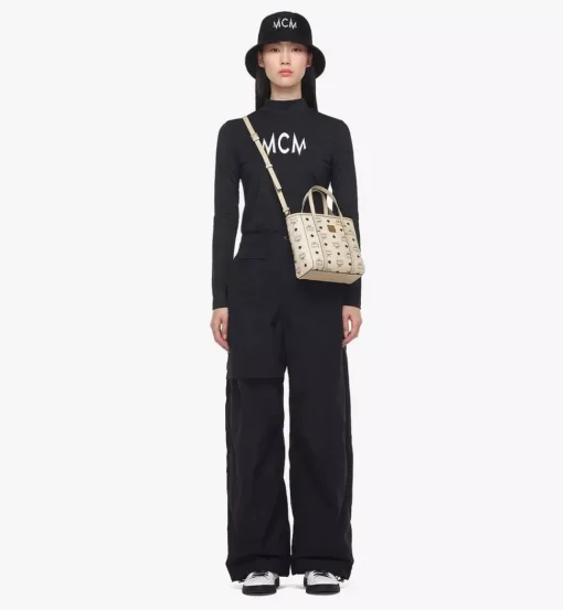 Aren Top-Zip Shopper In Visetos