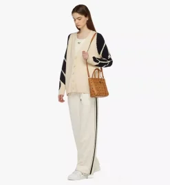 Aren Top-Zip Shopper In Visetos
