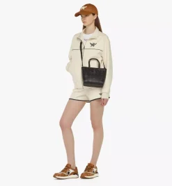 Aren Top-Zip Shopper In Visetos