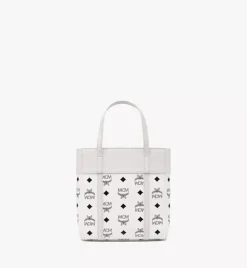 Aren Top-Zip Shopper In Visetos Leather Mix