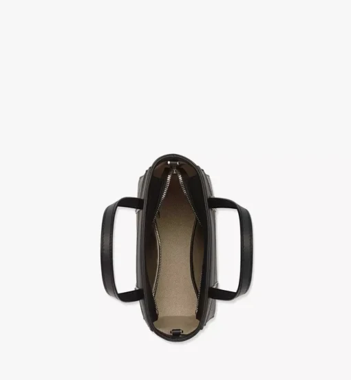 Aren Top-Zip Shopper In Visetos Leather Mix