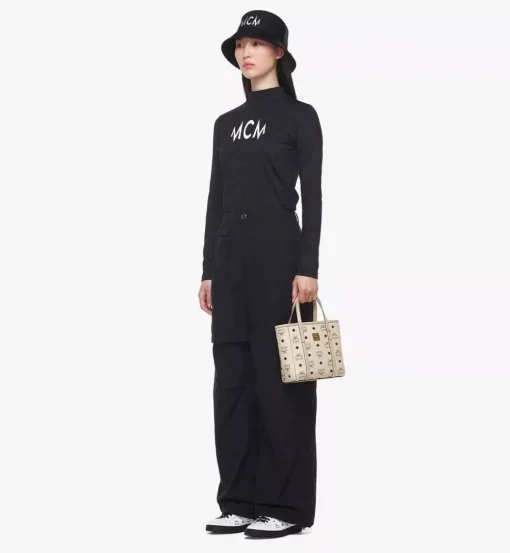 Aren Top-Zip Shopper In Visetos