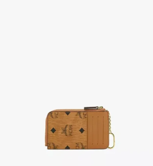 Aren Zip Around Card Case In Visetos