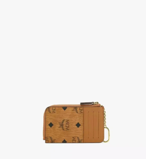 Aren Zip Around Card Case In Visetos