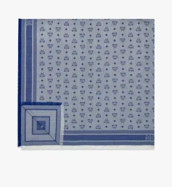 Bi-Color Monogram Jacquard Shawl