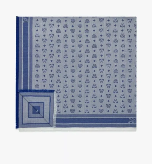 Bi-Color Monogram Jacquard Shawl