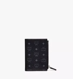Bifold Zip Card Wallet In Visetos Original