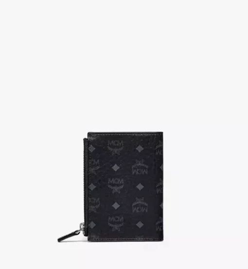 Bifold Zip Card Wallet In Visetos Original