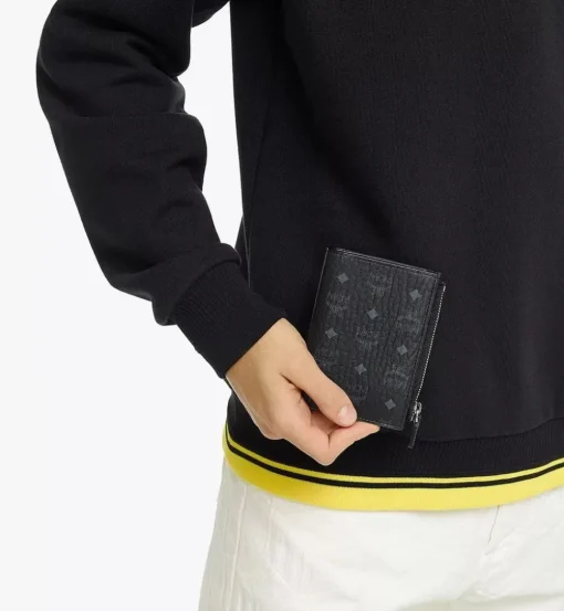 Bifold Zip Card Wallet In Visetos Original