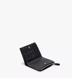 Bifold Zip Card Wallet In Visetos Original