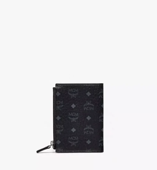 Bifold Zip Card Wallet In Visetos Original