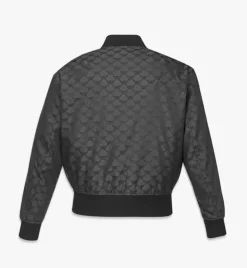 Bomber Jacket In Lauretos Denim Jacquard
